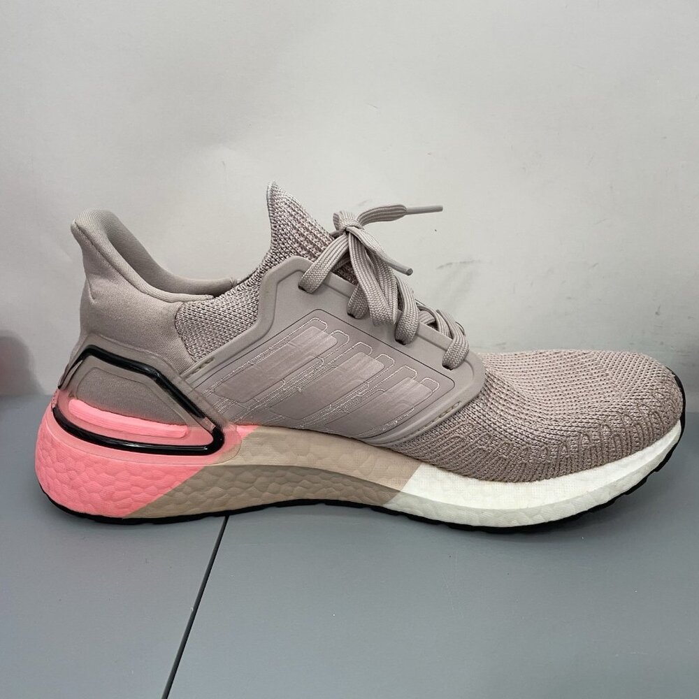 Adidas UltraBoost 20 Sneakers Shoes Running Training Athletic Mauve Pink Women 8 - Picture 10 of 13